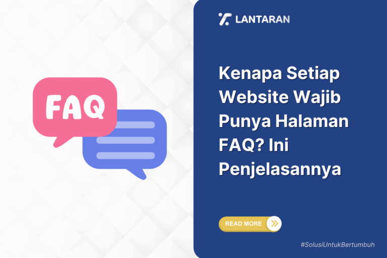 Kenapa setiap website wajib punya halaman faq ini penjelasannya