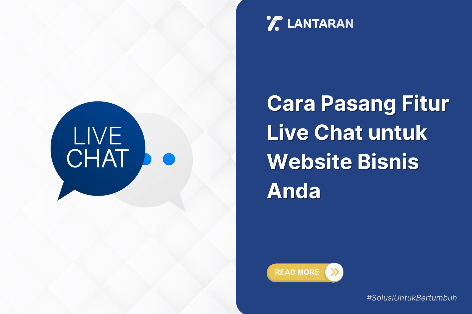 Cara pasang fitur live chat untuk website bisnis anda