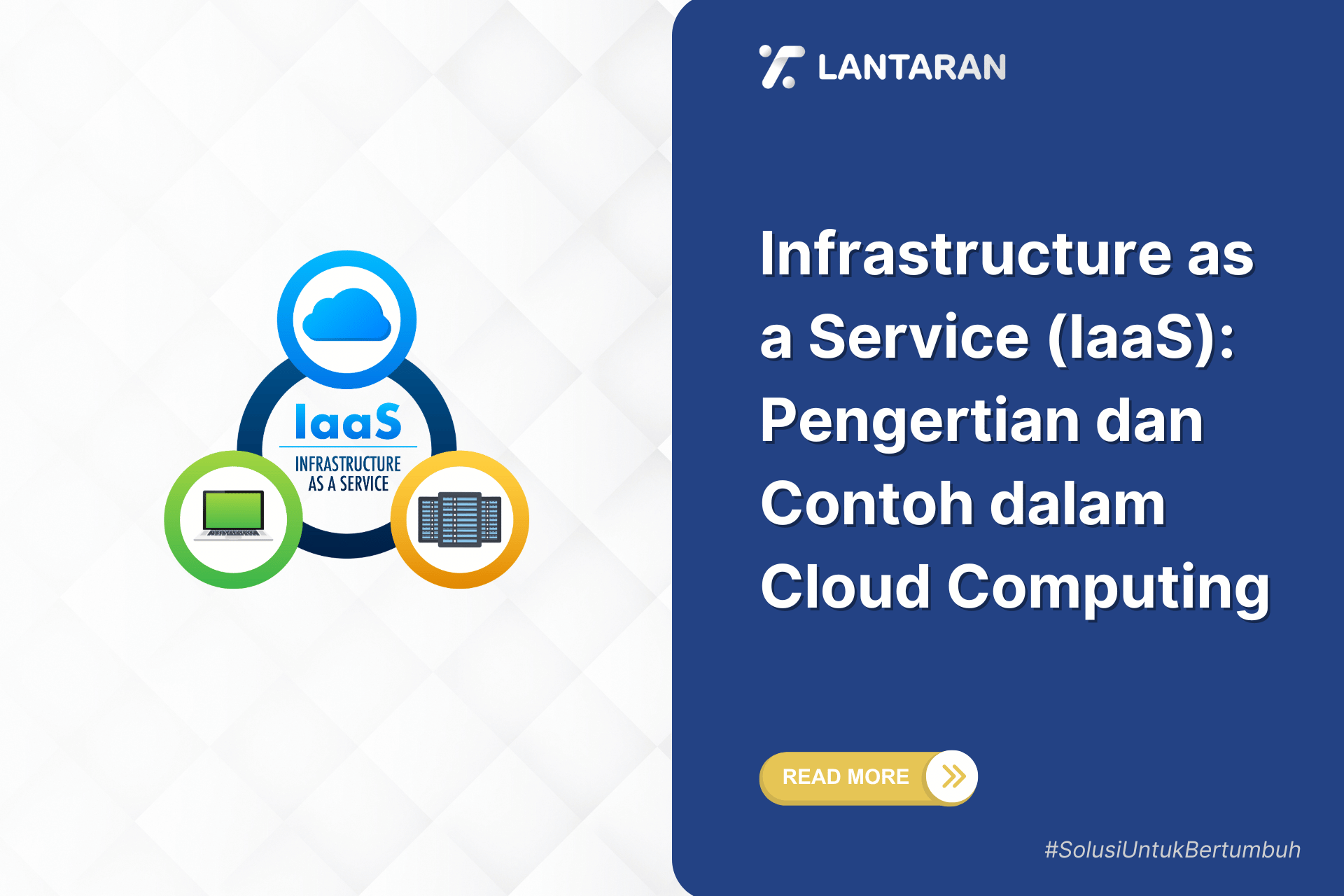 Infrastructure as a service (iaas) pengertian dan contoh dalam cloud computing