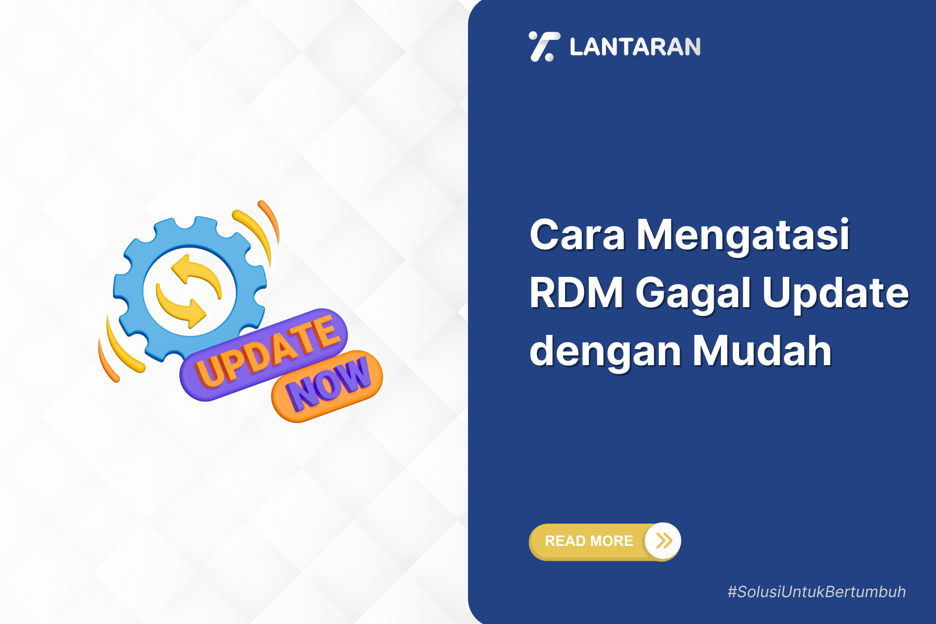 Cara Mengatasi RDM Gagal Update dengan Mudah